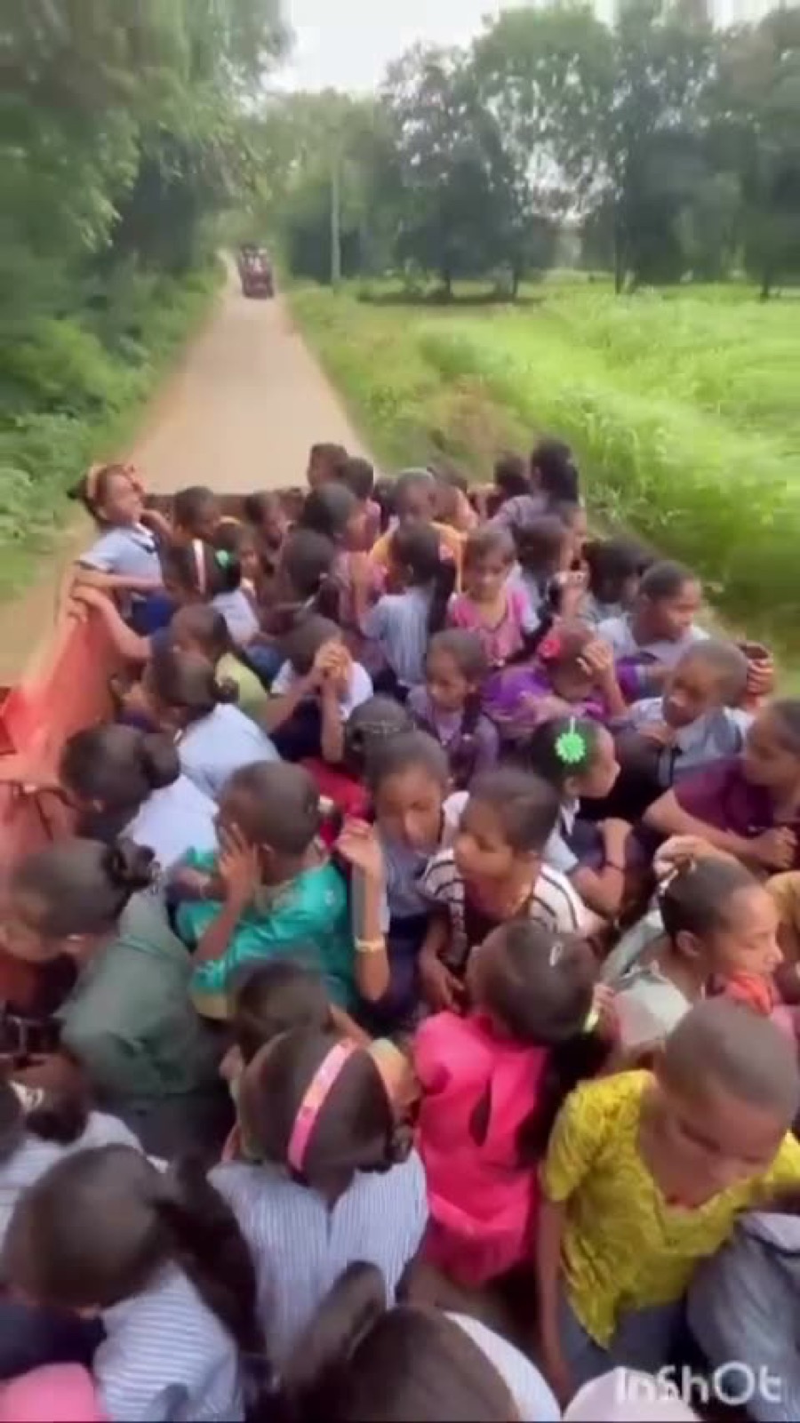 Village school children